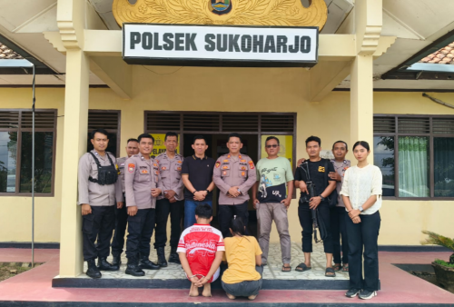 Gercep! Polsek Sukoharjo Ringkus Pasutri Muda Pelaku Pencurian di Pringsewu 