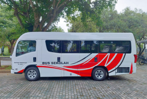 Dishub Kota Metro Dapat Hibah Bus Sekolah untuk Anak PAUD dan TK
