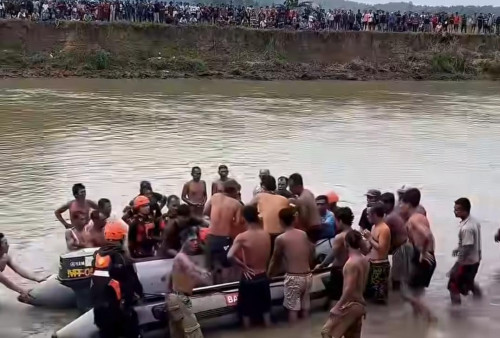Dua Hari Dicari, Dua Remaja Korban Hanyut di Way Sekampung Ditemukan Tak Bernyawa