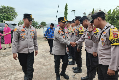Kunker ke Mapolsek Mesuji Timur, Kapolres Mesuji Soroti Disiplin dan Profesionalisme Personel