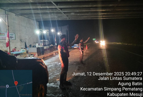 Samapta Polres Mesuji Gelar Patroli Salter dan KRYD di Wilayah Perbatasan 