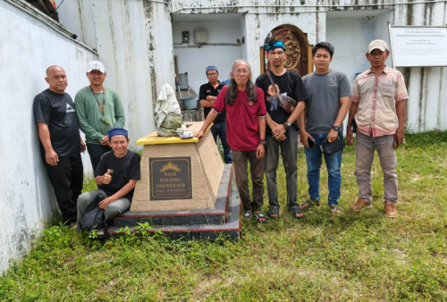 SMSI Metro Ziarahi Makam Minak Sengaji, Telusuri Sejarah Lampung di Cikoneng