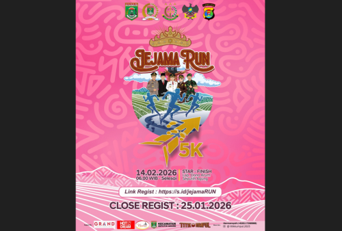 Event Jejama Run Lampung Tengah Diserbu Ribuan Peserta