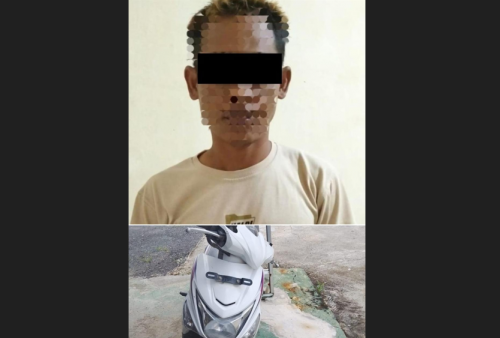 Modus Pinjam Motor untuk Beli Oli, Pria di Mesuji Gasak Beat Pop