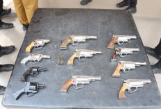 Polres Mesuji Terima 11 Senjata Api Rakitan dan Empat Butir Amunisi