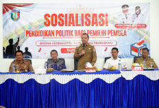 Bupati Pringsewu Buka Sosialisasi Pendidikan Politik, Ajak Pemilih Pemula Jadi Generasi Cerdas