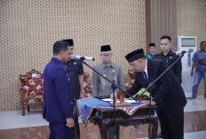 M.Andi Purwanto Resmi Dilantik Sebagai Penjabat Sekda Pringsewu