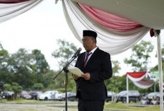 Jadi Inspektur Upacara Peringatan HAB ke-80, Ini Pesan Plt. Bupati I Komang Koheri 