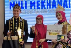 Keisha Nadira Tanjung dan Elia Andrenata Setiawan Dinobatkan sebagai Juara 1 Muli Mekhanai Kota Metro 2026