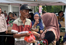 Pemprov Lampung dan Pemkab Mesuji Gelar Operasi Pasar Murah di Simpang Pematang