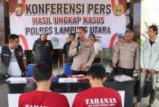 Dua Spesialis Pencuri Mobil dan Motor Dibekuk Polres Lampung Utara