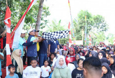 Bupati Ardito Wijaya Lepas Peserta Jalan Sehat HUT ke-11 Kreatifitas Anak Bangsa Lampung