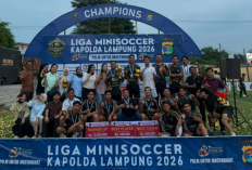 Polres Mesuji Sabet Runner Up Mini Soccer Kapolda Lampung 2026