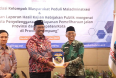 Wabup Lamteng Hadiri Penyerahan Laporan Analisis Kajian 2025