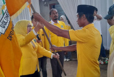 Ketua DPD Golkar Mesuji Lantik Pengurus PK dan Pimdes se-Kecamatan Panca Jaya