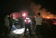 Kapolres Mesuji Pimpin Pemadaman 13 Titik Api di Lahan PT Silva Inhutani