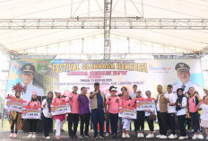 Senam BJW Meriahkan Festival Olahraga Rekreasi Lampung Tengah, Semangat Gotong Royong Terangkat