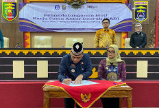 Pemkot Metro dan Pemkab Lampung Timur Tandatangani MoU Pengendalian Inflasi Berbasis Data