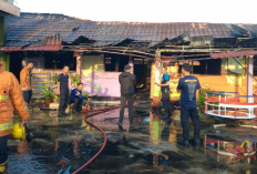 TK Khodijah Metro Barat Ludes Terbakar, Diduga Akibat Korsleting Listrik