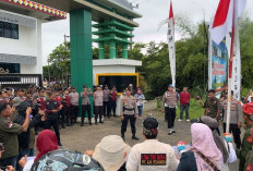 Polres Pringsewu Kawal Aksi Unjuk Rasa LSM Trinusa di DPRD dan Kejari Pringsewu