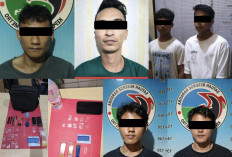 Gerebek 3 TKP, Polres Metro Ringkus 6 Pelaku Penyalahgunaan Narkotika