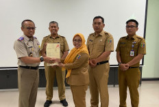 Hadiri Penyerahan Sertipikat, BPN Mesuji Dukung Pengamanan Aset Jalan