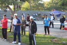 CFD Perdana di Lampung Tengah Resmi Dibuka, Warga Padati Tugu Pepadun