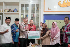 Wujud Kepedulian, Pemkot Metro dan BAZNAS Salurkan Bantuan ke TK Khodijah 