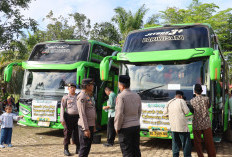 Polres Mesuji Lakukan Pengamanan Pelepasan Jamaah Haji 2026