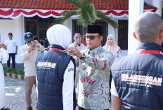 Apresiasi Bupati Ardito untuk Calon Peserta Paskibraka Lamteng di Pelepasan Diklat 2025