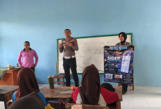 Sat Lantas Polres Mesuji Kenalkan Aplikasi Siger Lampung Presisi ke Siswa SMKN 1 Simpang Pematang