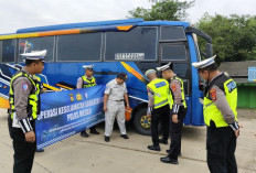 Sat Lantas Polres Mesuji Periksa Kelayakan Angkutan Umum