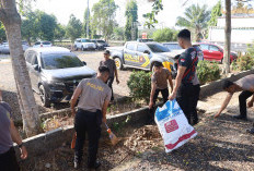 Polres Mesuji Gelar Gerakan Indonesia Asri, Ajak Warga Jaga Kebersihan Lingkungan