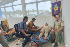 BPN Mesuji Bersama Dinkes Gelar Bakti Sosial Donor Darah