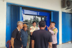 Bhabinkamtibmas Polsek Mesuji Timur Sambangi Satpam BRI, Tekankan Peran dan Kewaspadaan